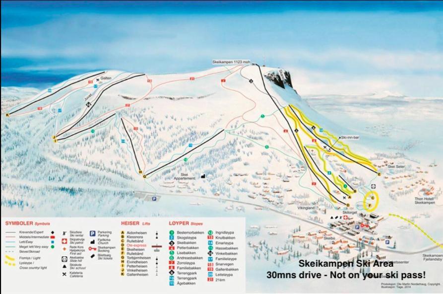 Hafjell Alpinlandsby Apt 88 Eksteriør billede